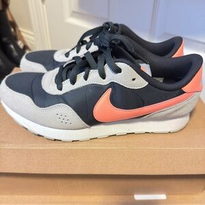 Nike Black, Gray & Coral Low-Top Sneakers